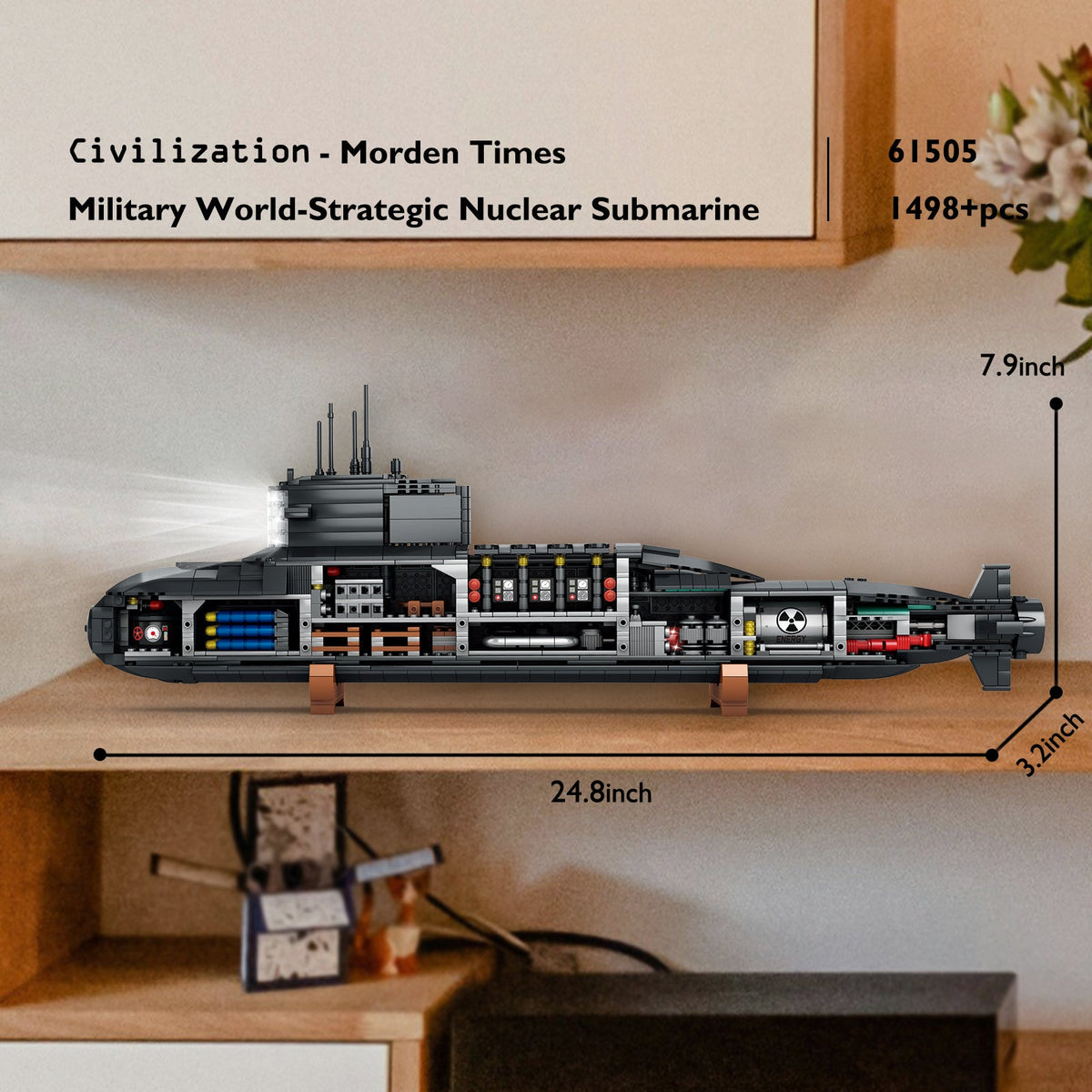 Sous-marin nucléaire, vue 3