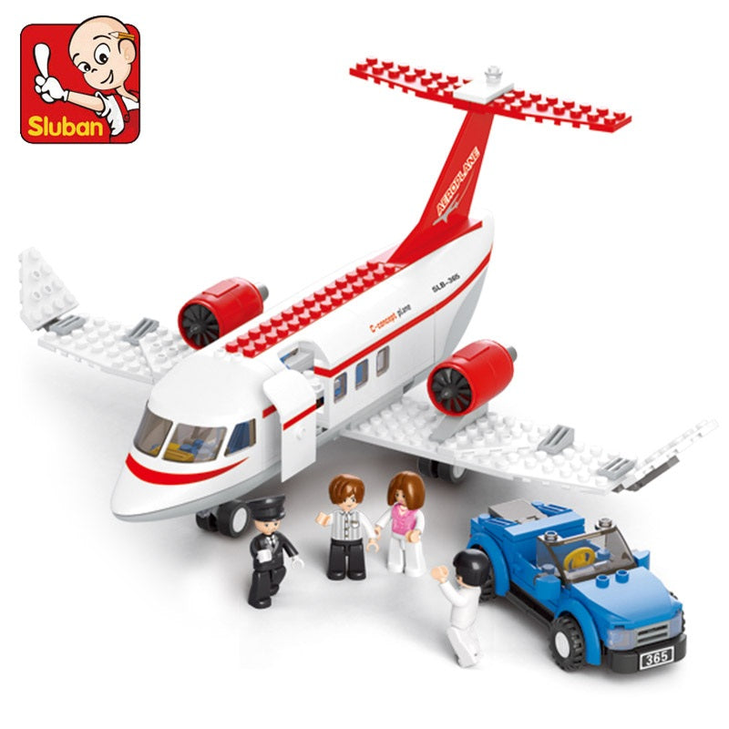 Jet d'affaires avec voiture et station de ravitaillement, vue 4