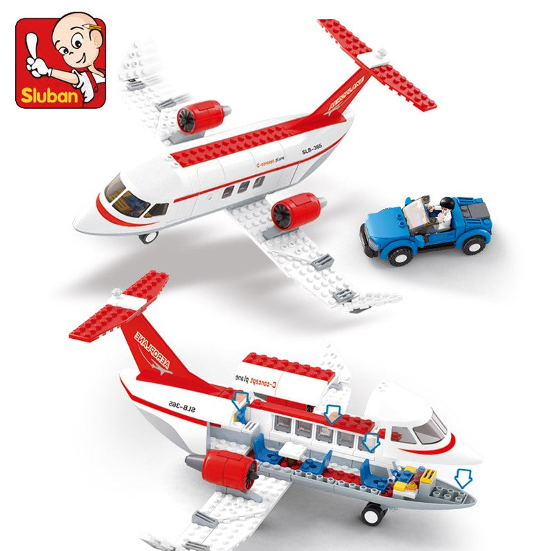 Jet d'affaires avec voiture et station de ravitaillement, vue 6