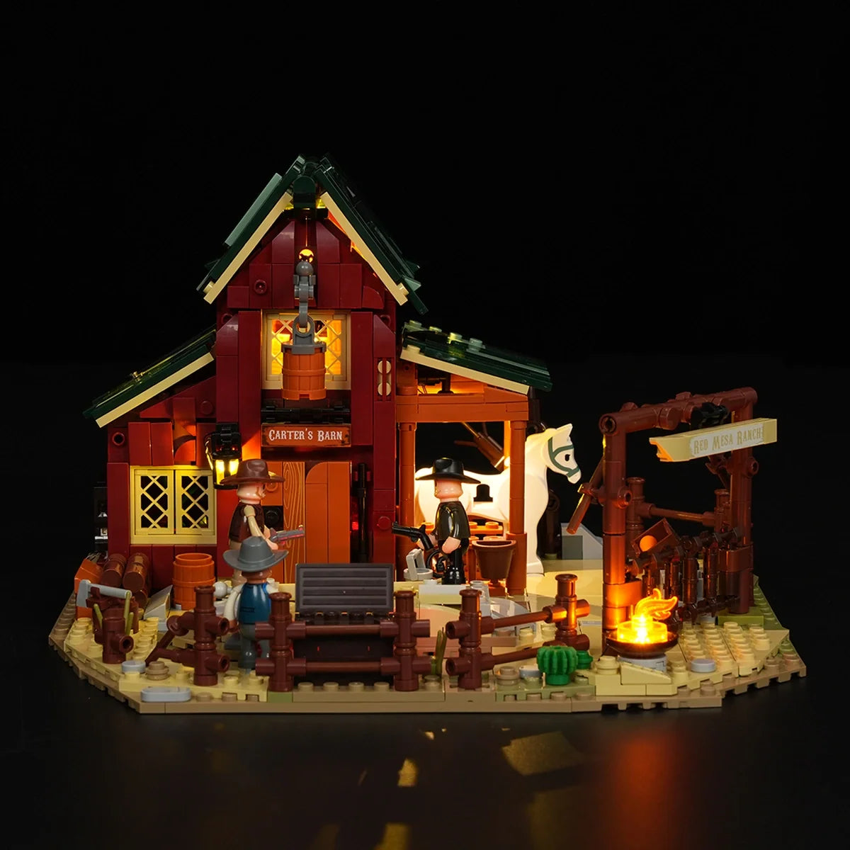 Duel au ranch du Far West, vue principale