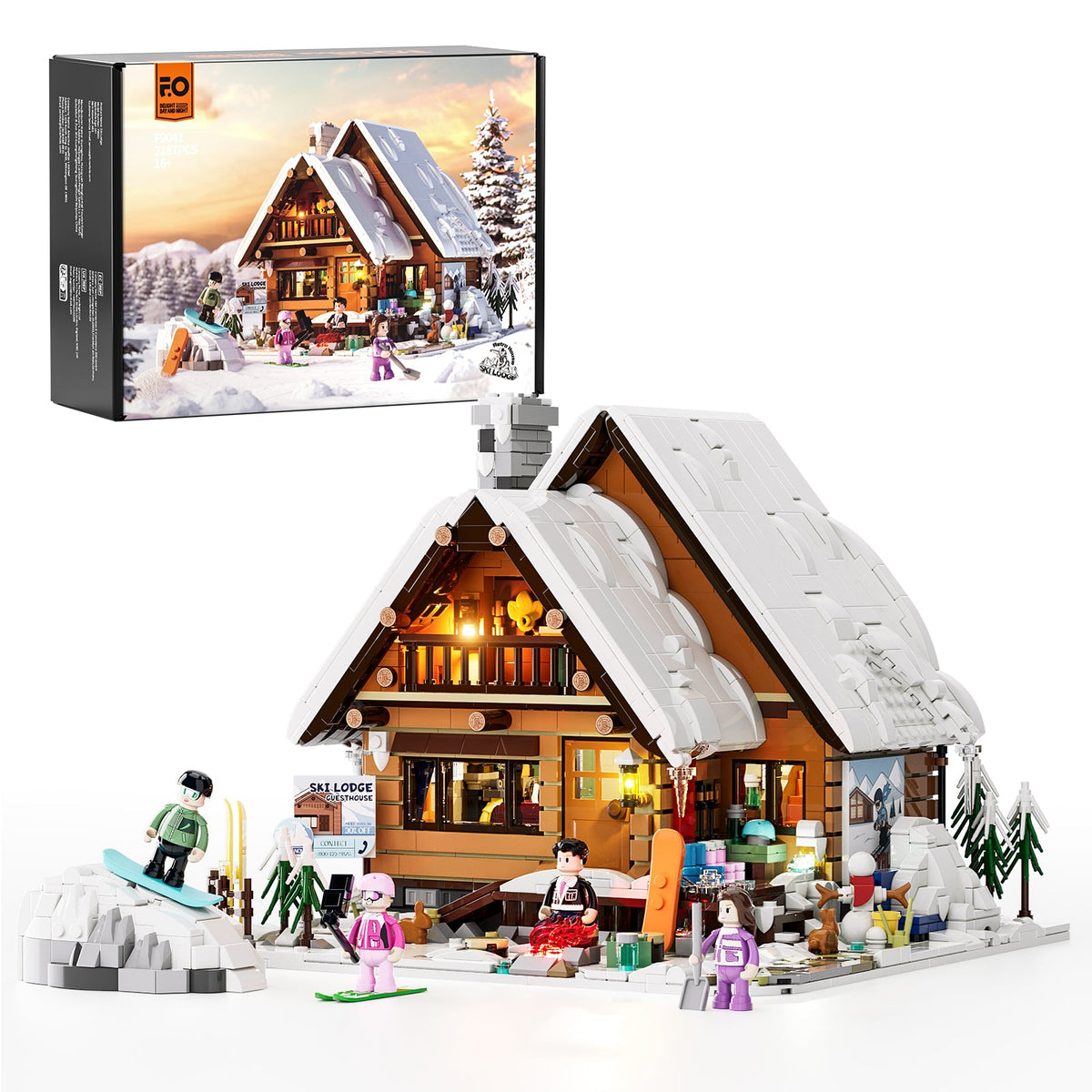 Chalet de ski, vue 4