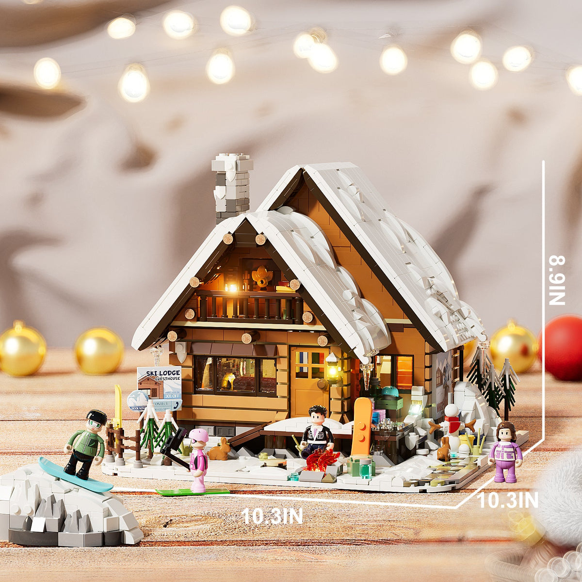 Chalet de ski, vue 2