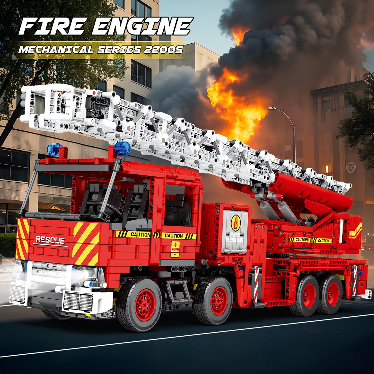 Camion de pompiers, vue 5