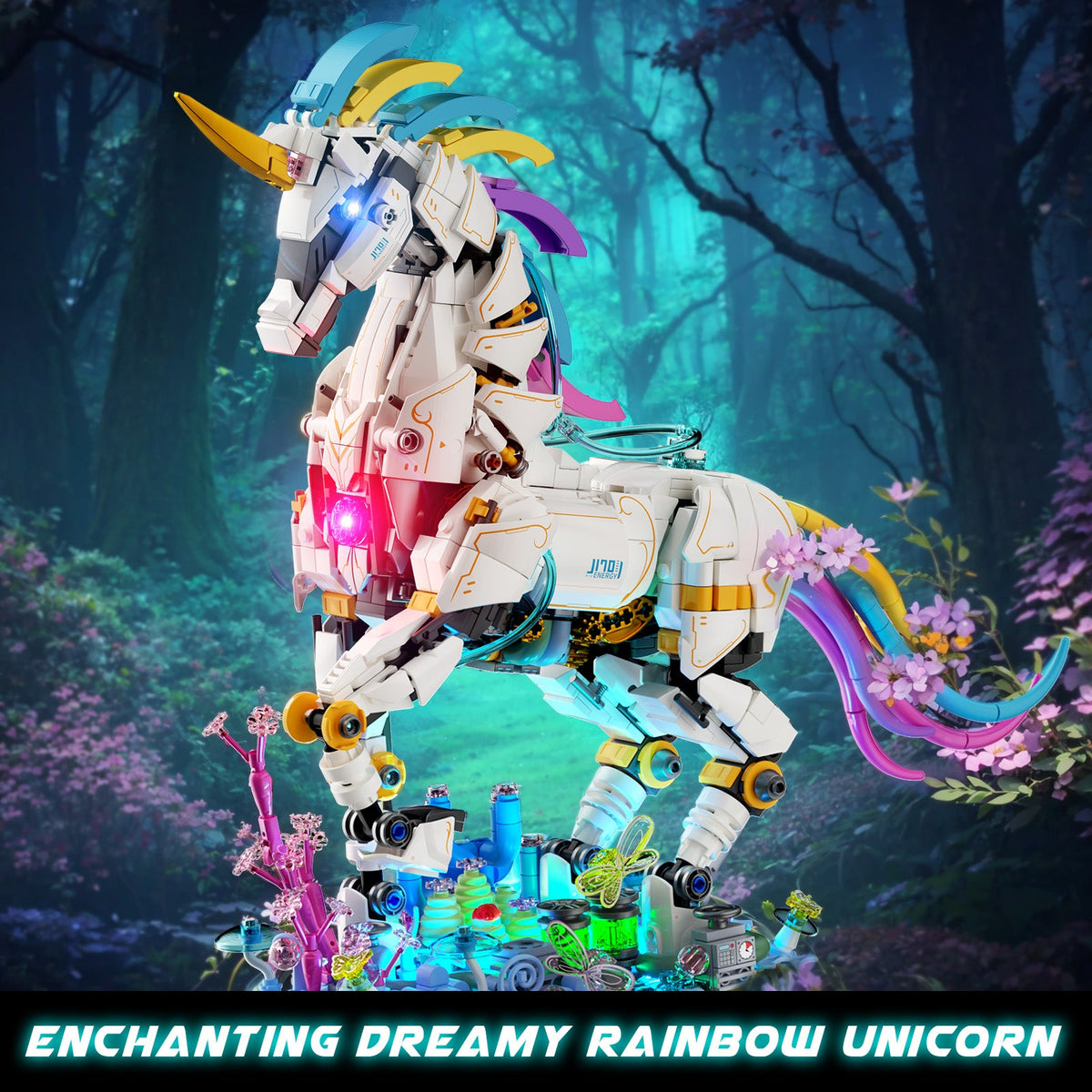 Licorne arc-en-ciel, vue 2