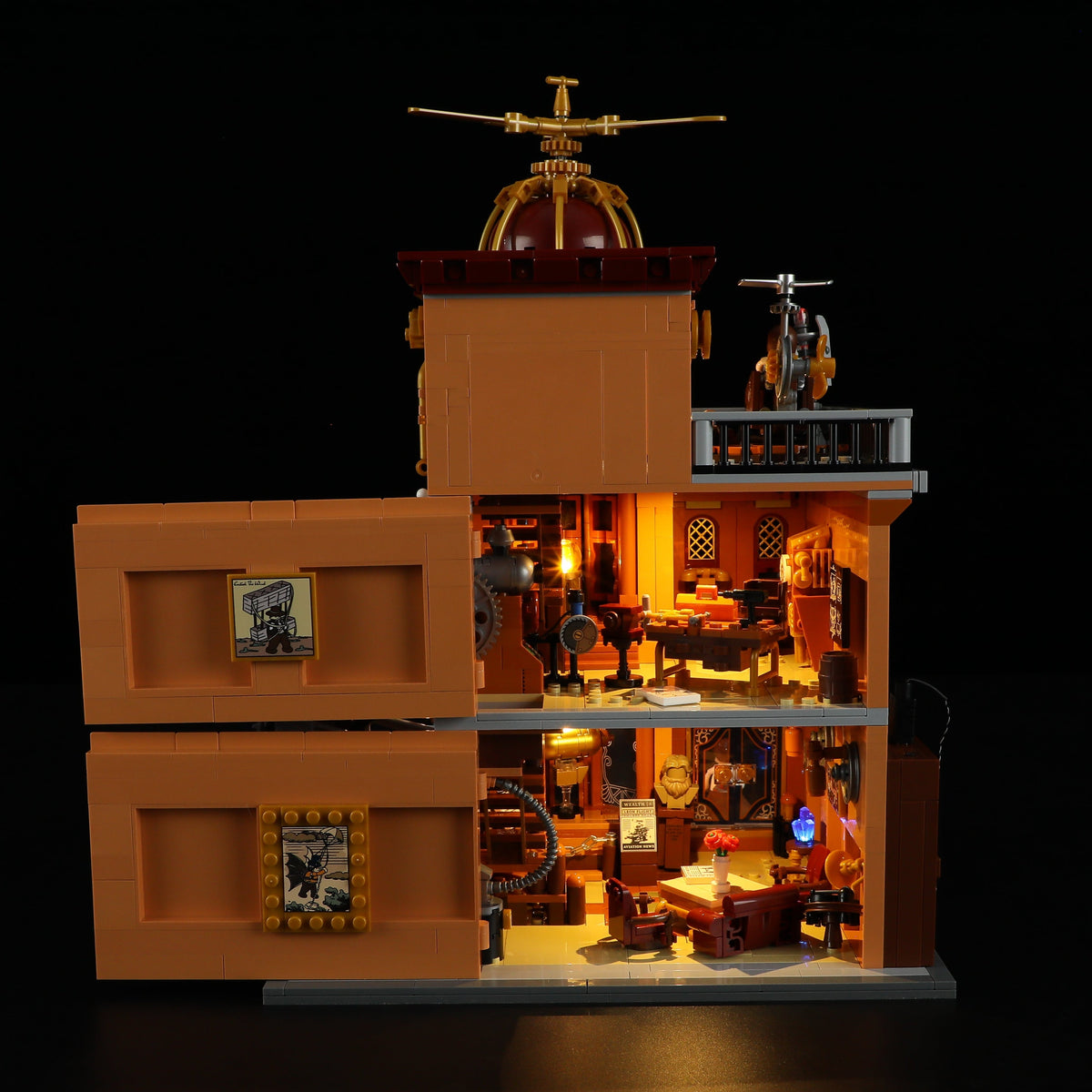 Aéroclub steampunk, vue 5
