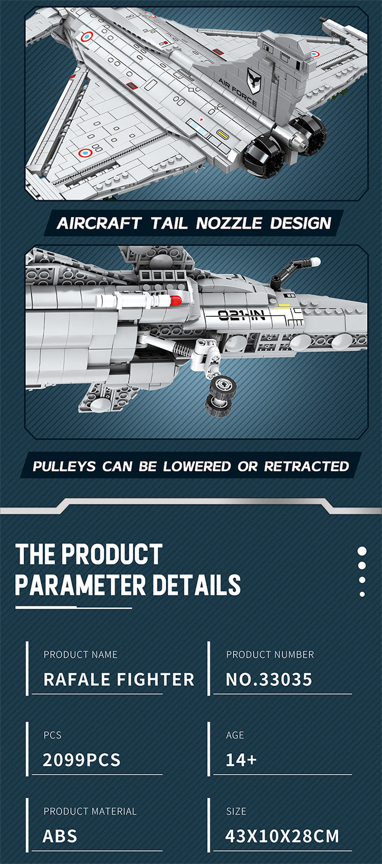 Chasseur polyvalent à aile delta et plans canard, vue 6