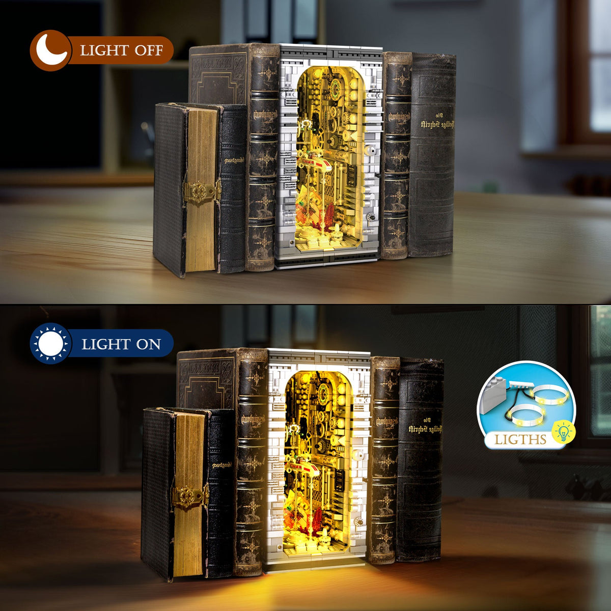 Serre-livres planètes, vue 3