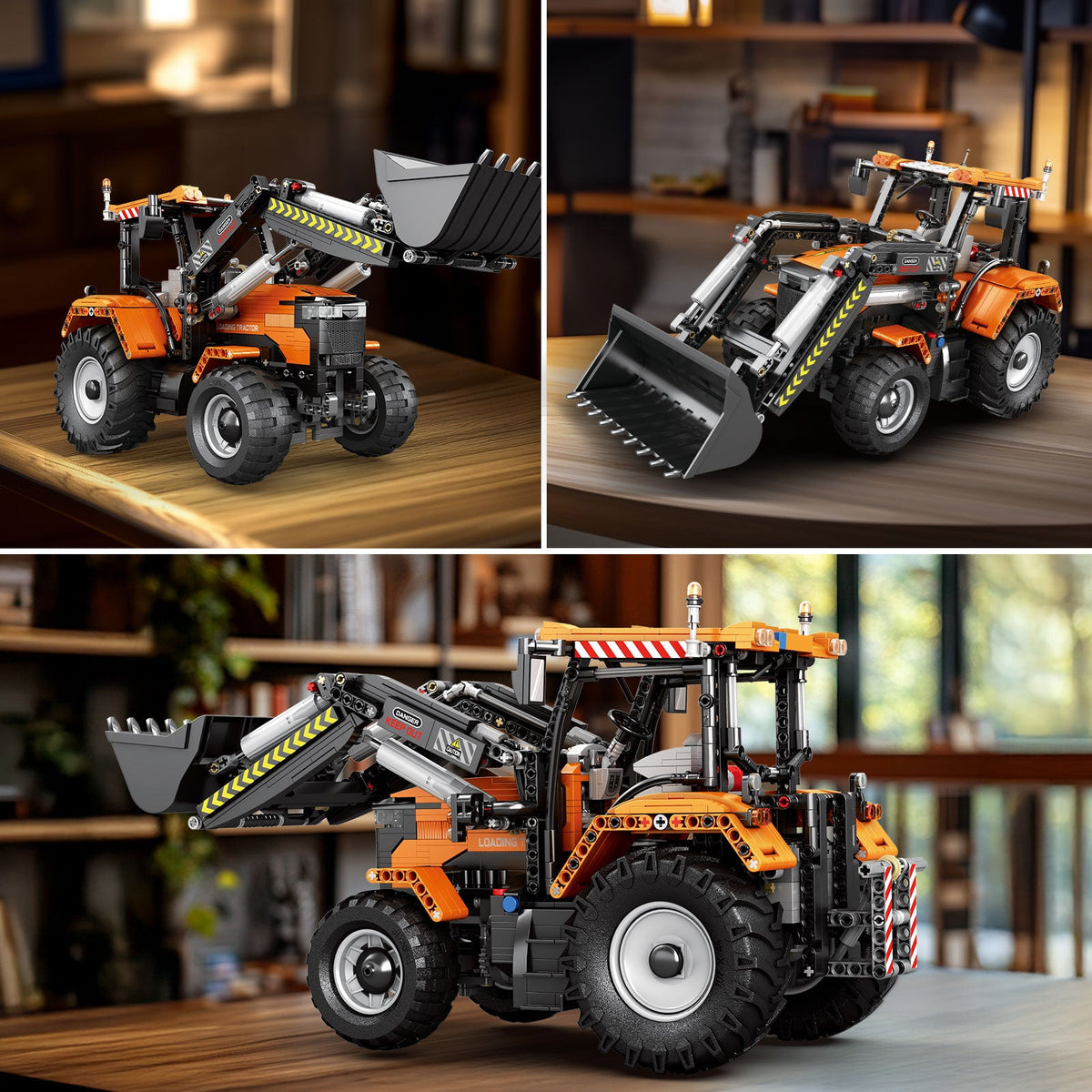 Tracteur chargeur, vue 4