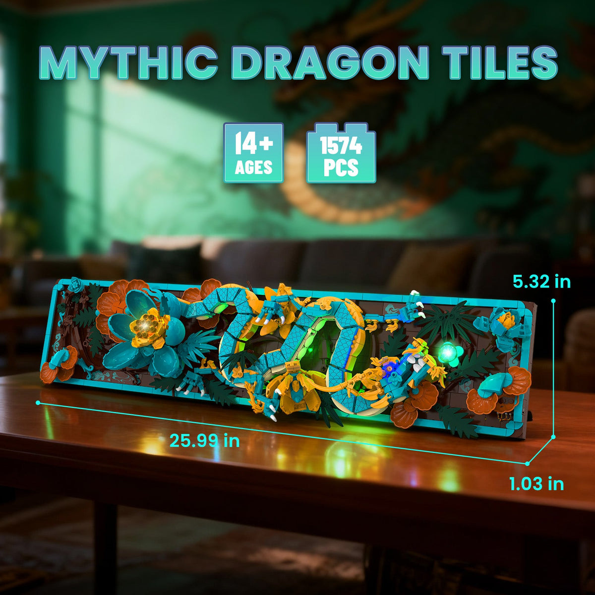 Tableau dragon, vue 2