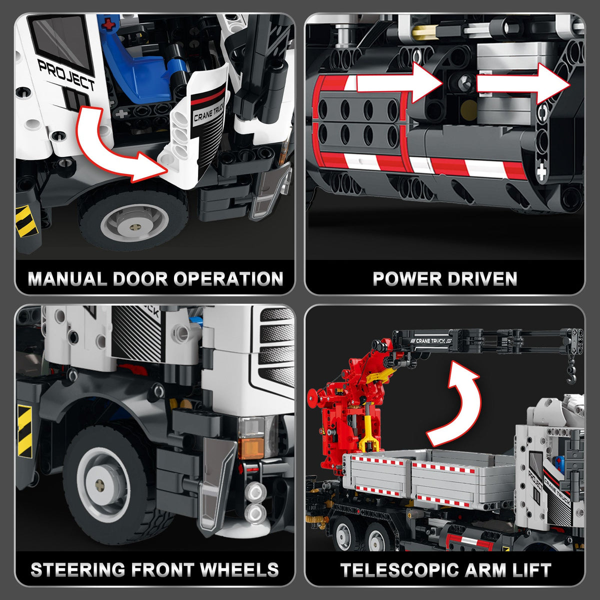 Camion-grue multifonction, vue 4
