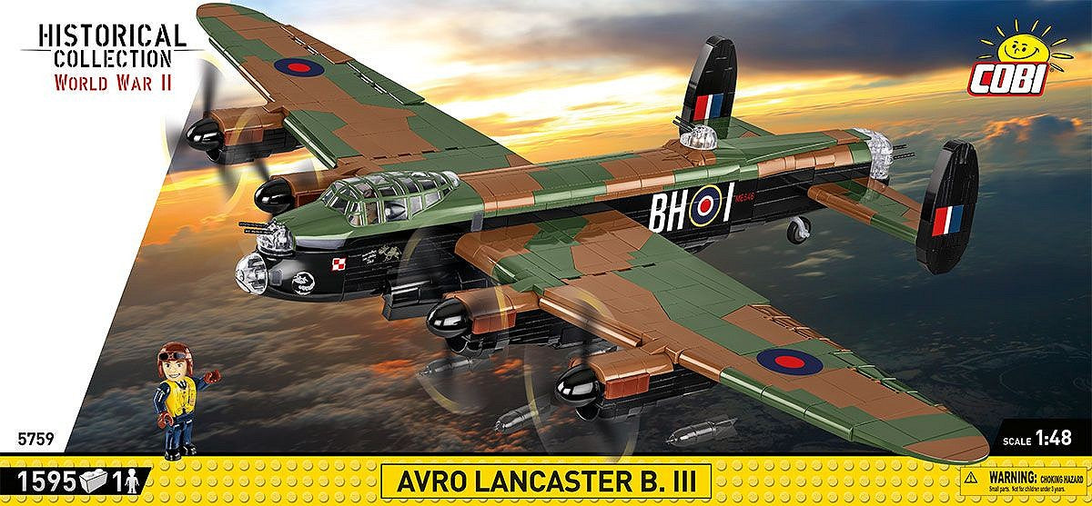 Bombardier lourd quadrimoteur britannique de 1942, échelle 1:48, vue 4