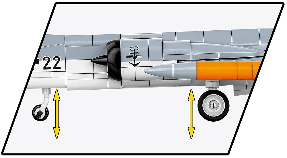 Intercepteur à ailes courtes des années 1960, échelle 1:48, vue 5