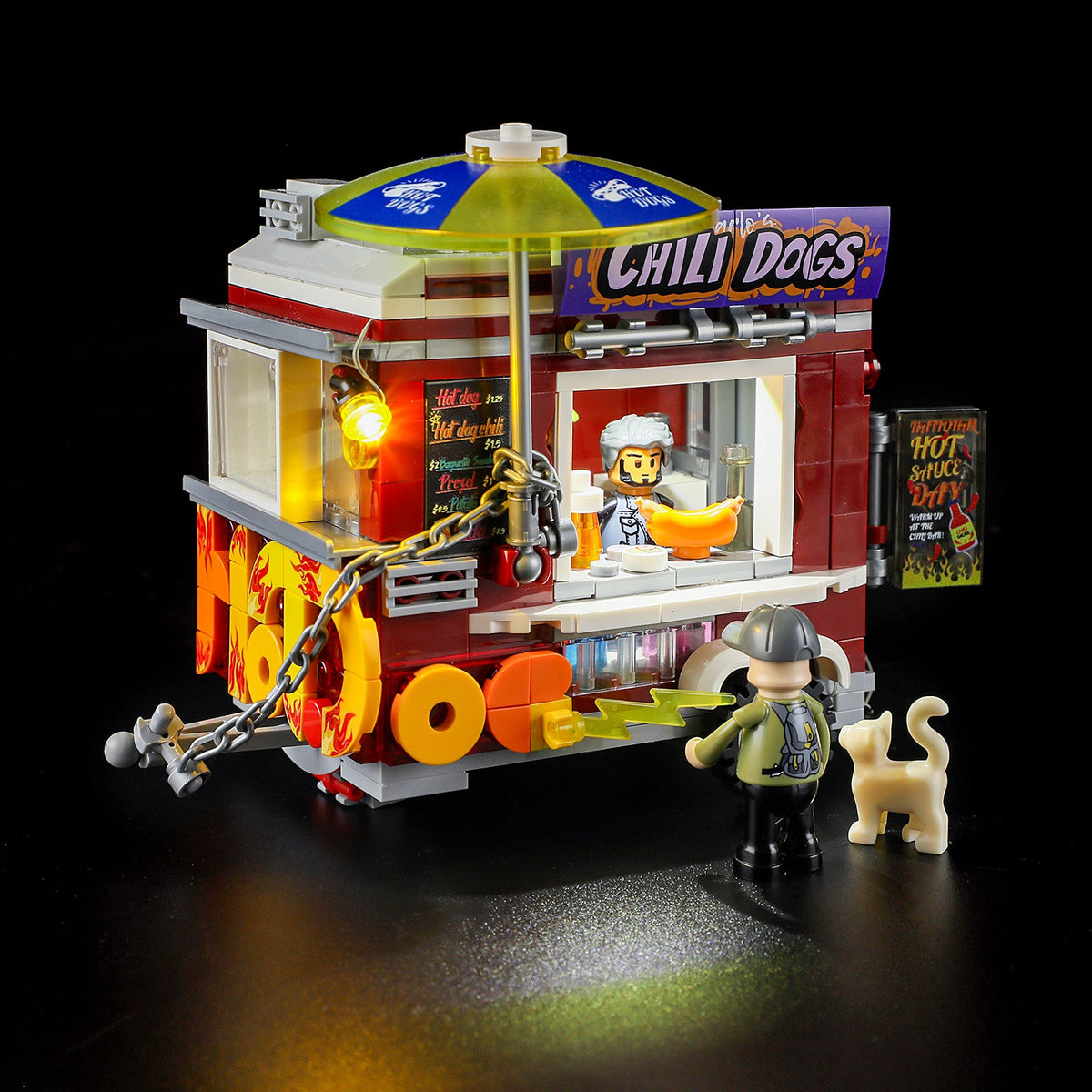 Roulotte à hot-dogs, vue 3