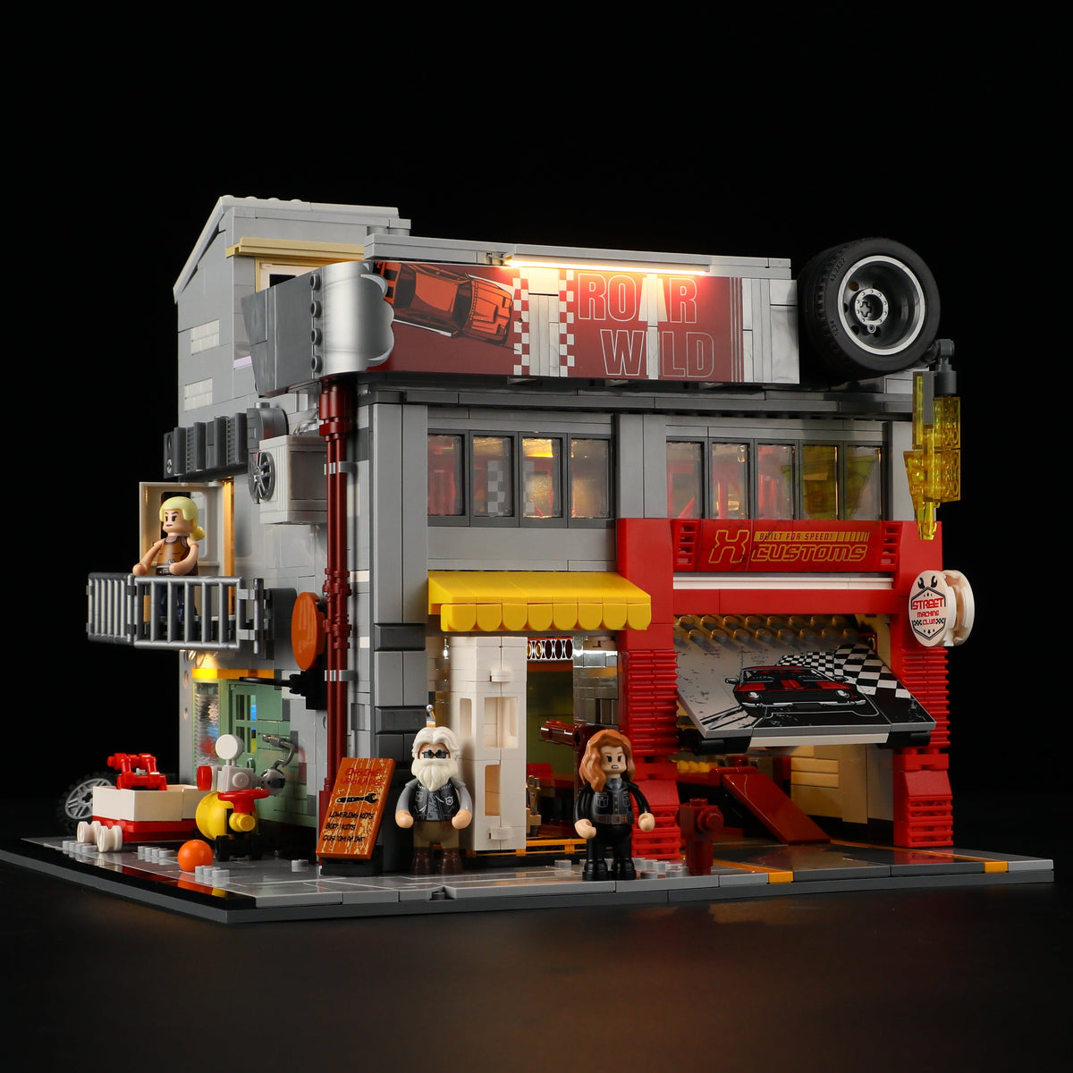 Garage de préparation, vue 3