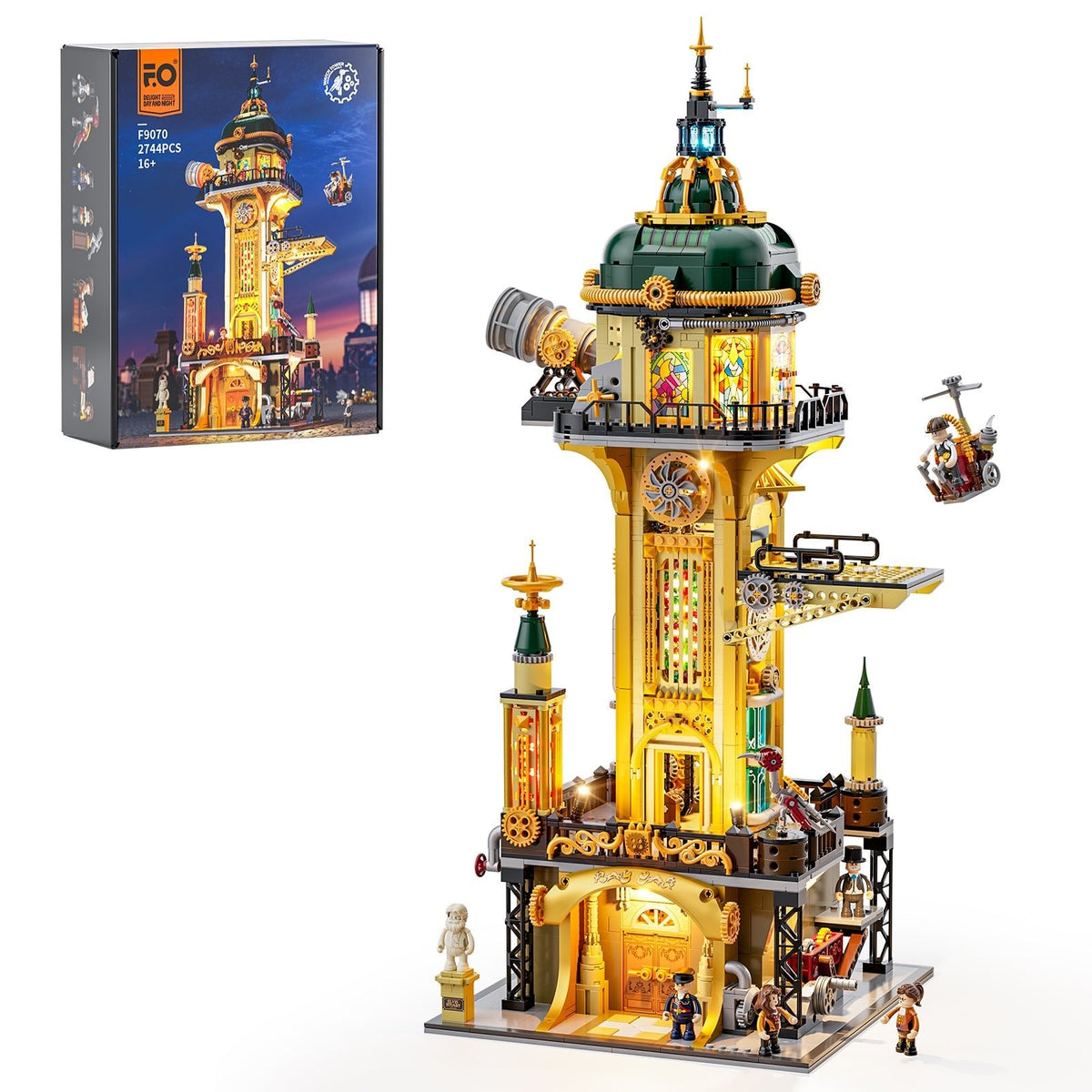 Tour steampunk, vue 3