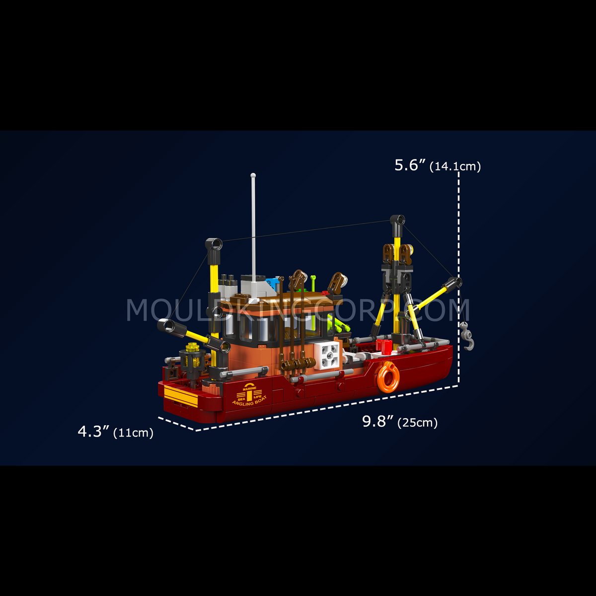 Bateau de pêche sportive, vue 6