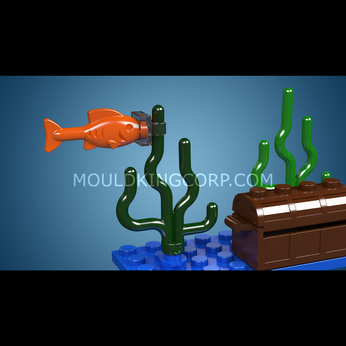 Requin mécanique sous-marin et son trésor, vue 5