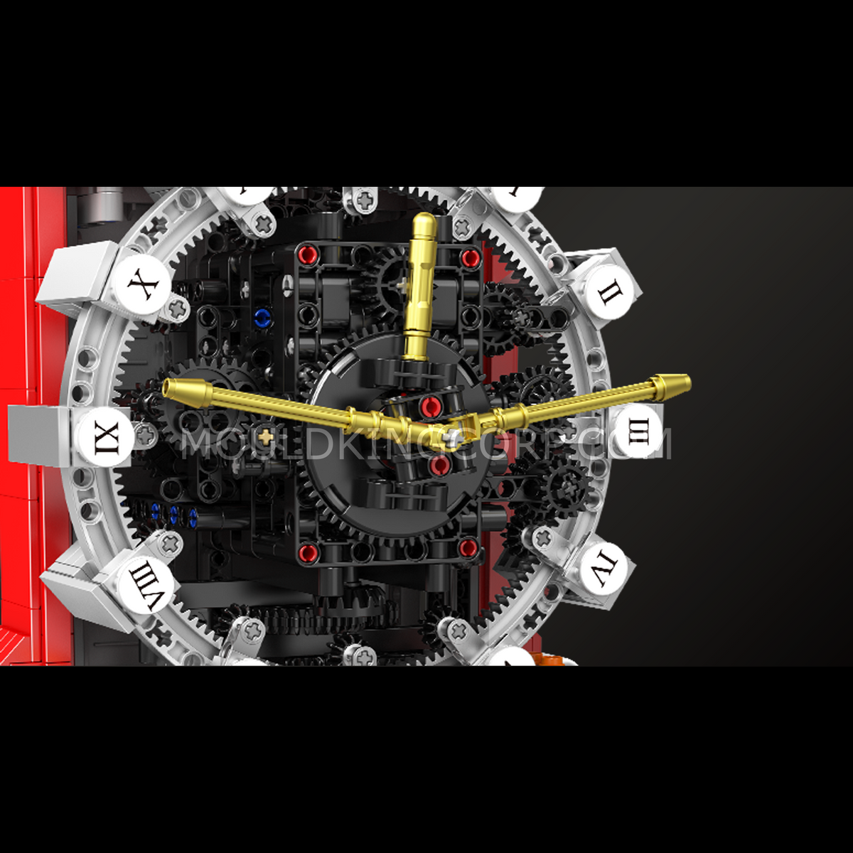 Horloge moteur, vue 3