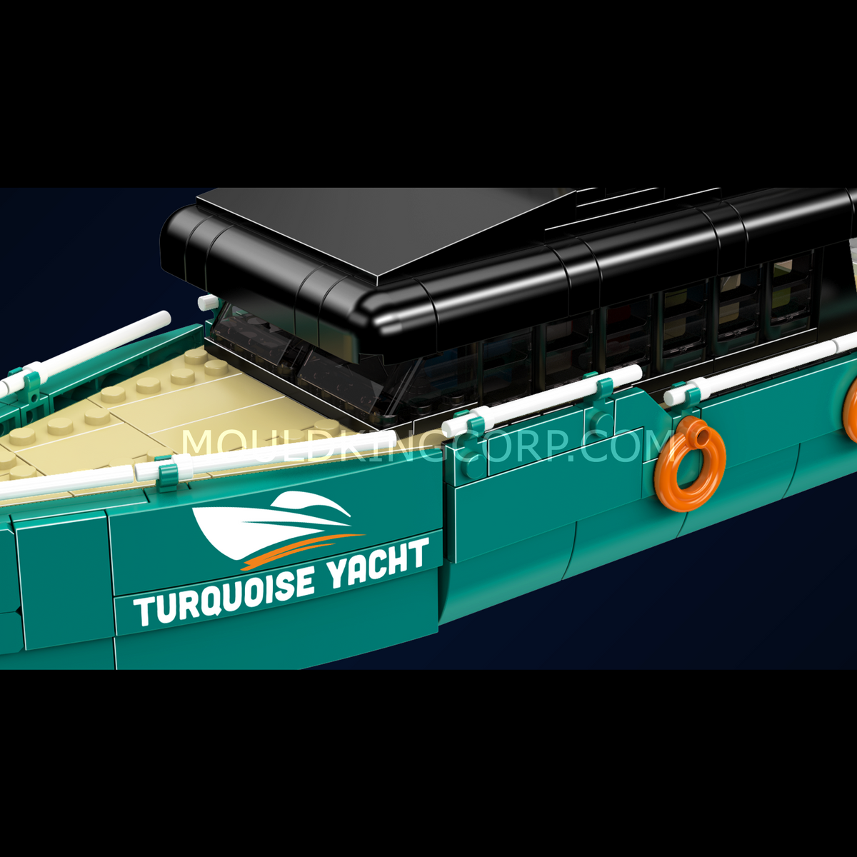 Yacht turquoise, vue 5