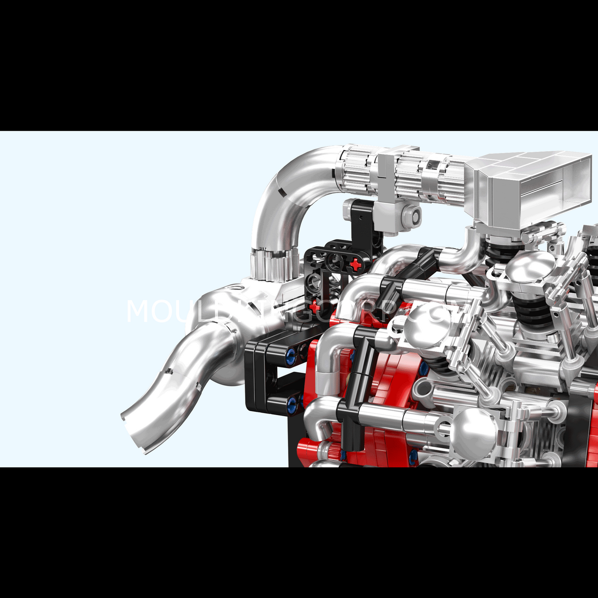 Moteur d'avion en étoile, maquette motorisée, vue 5