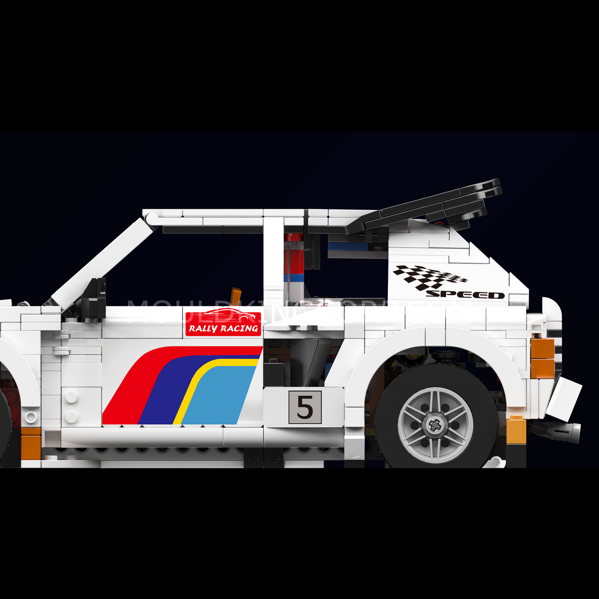 Voiture de rallye groupe B des années 80, vue 5