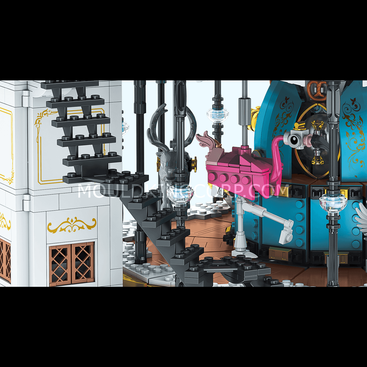 Carrousel motorisé à deux étages, vue 4