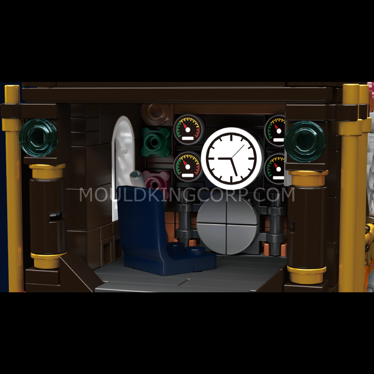 Train steampunk, vue 2