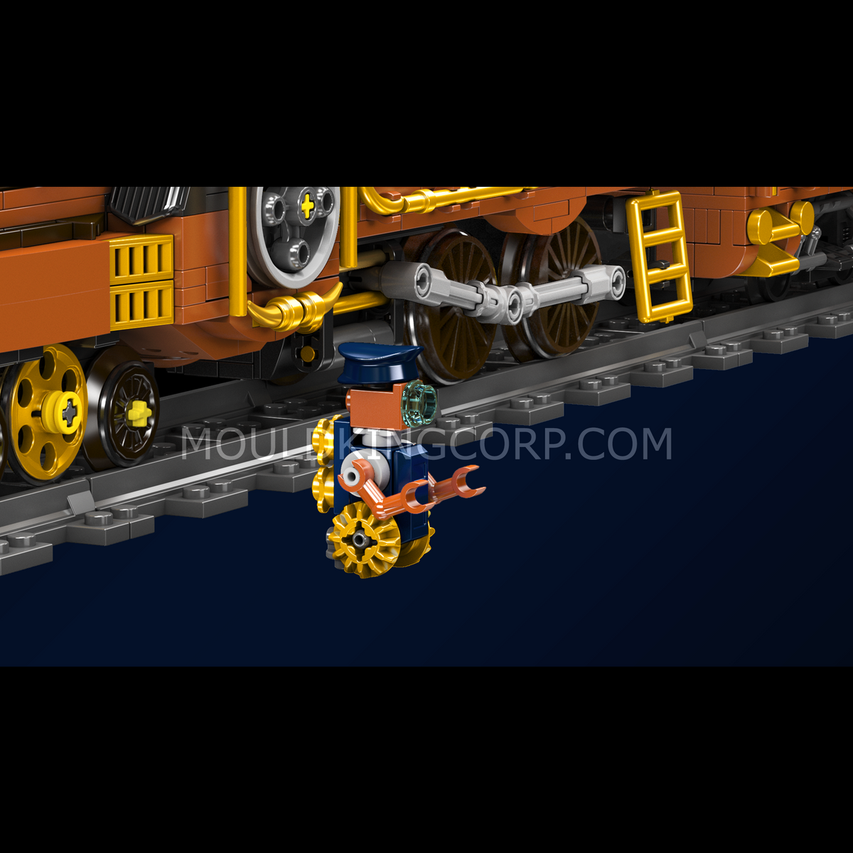 Train steampunk, vue 5