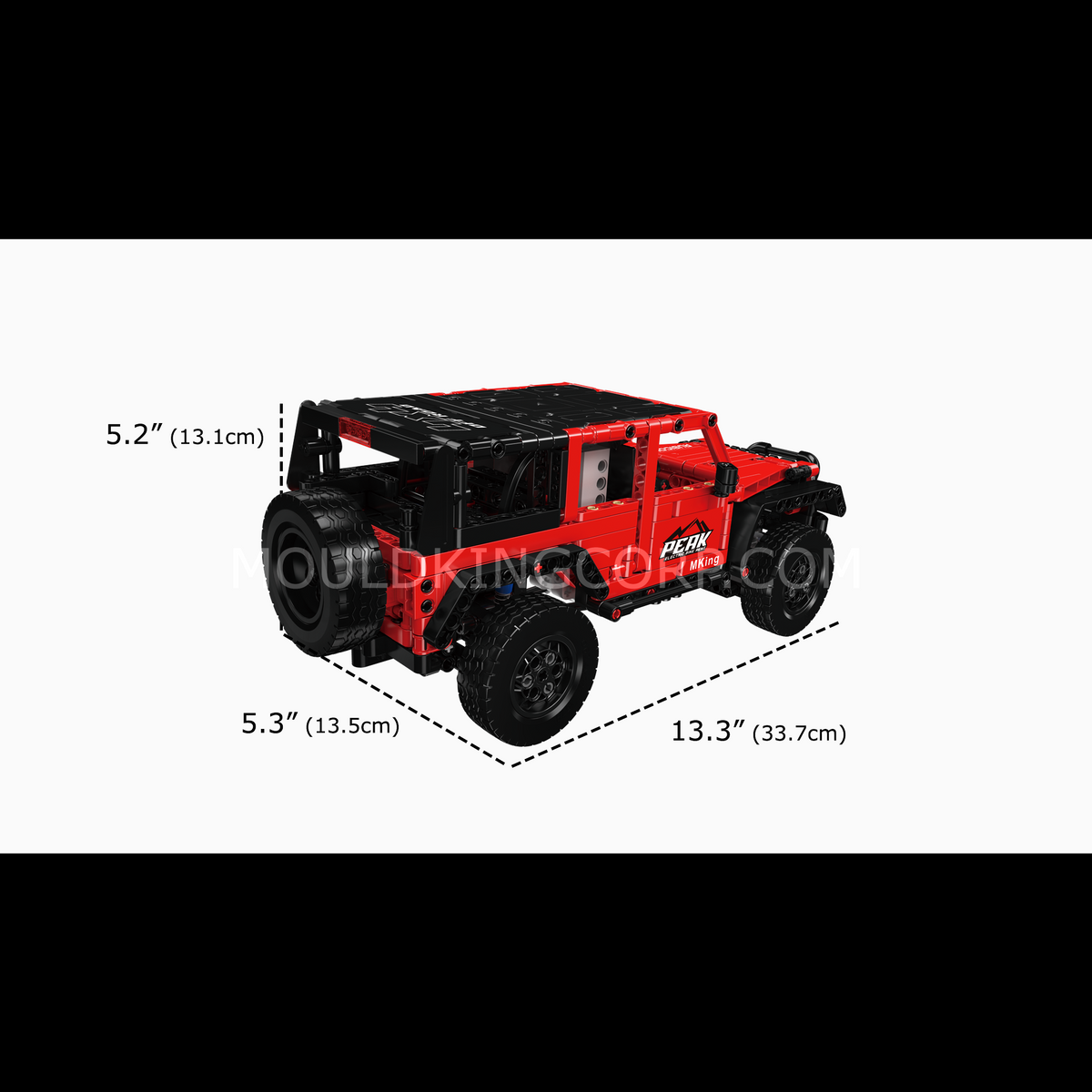 4x4 tout-terrain télécommandé, quatre portes, vue 6