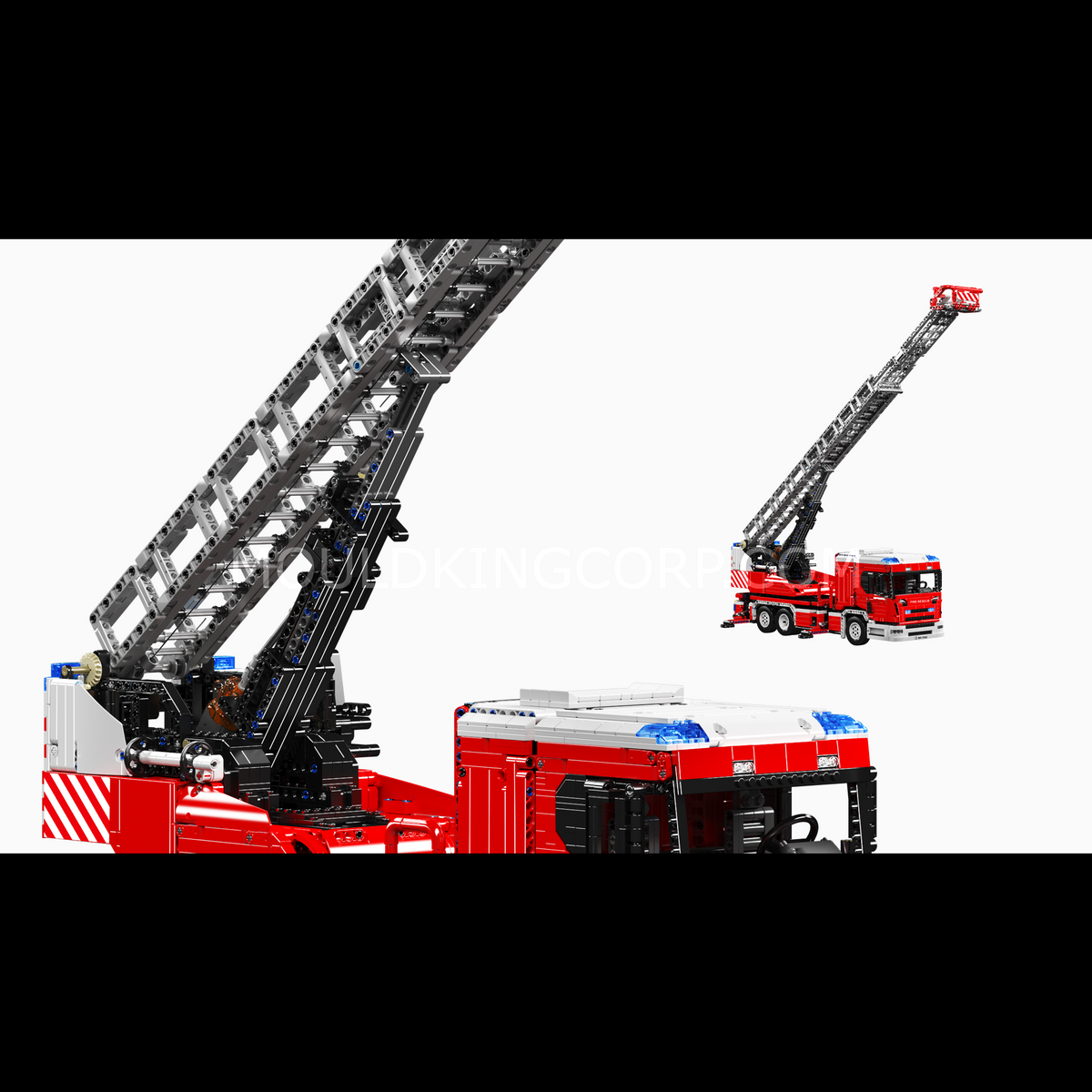Camion de pompiers à échelle, vue 5