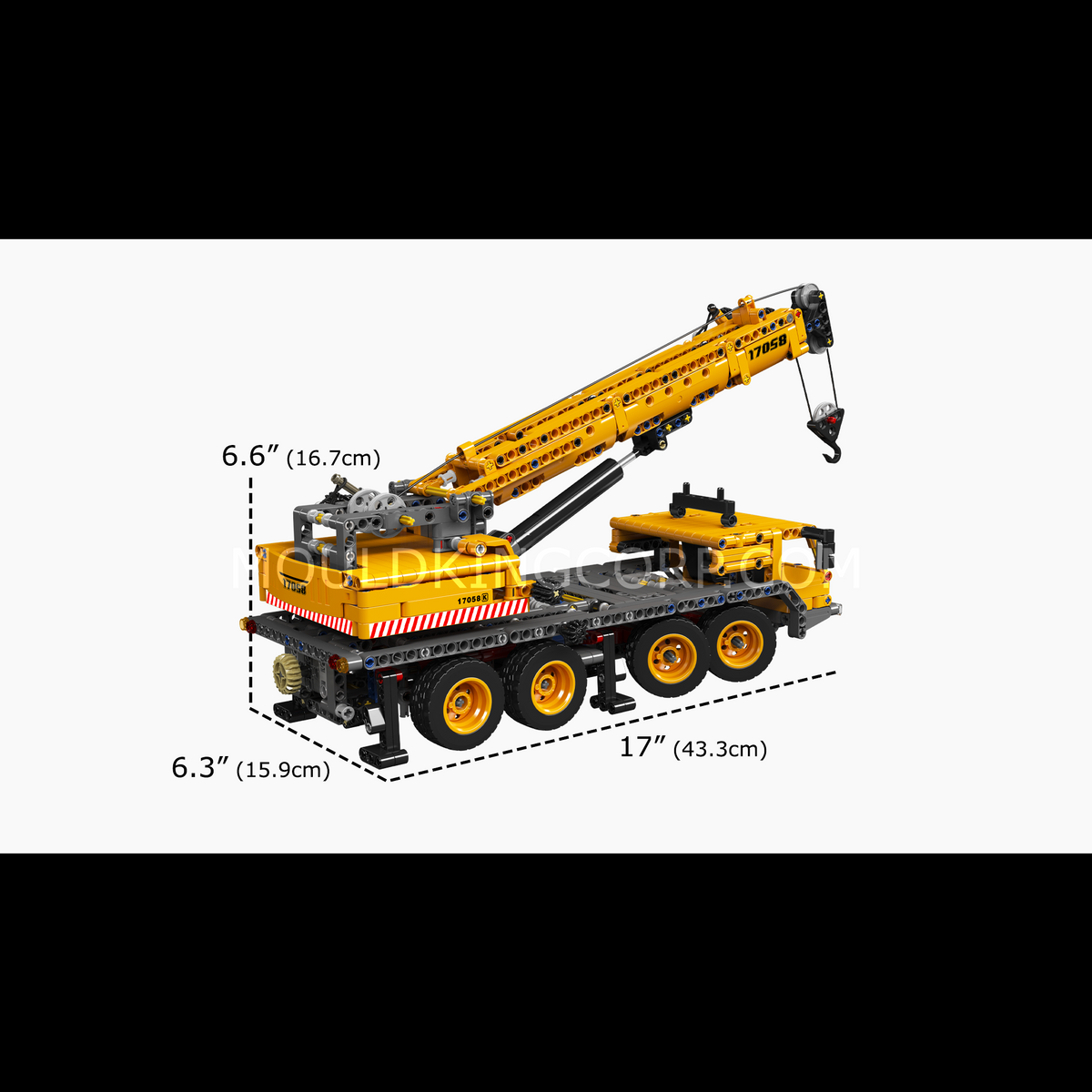 Grue mobile jaune, vue 6