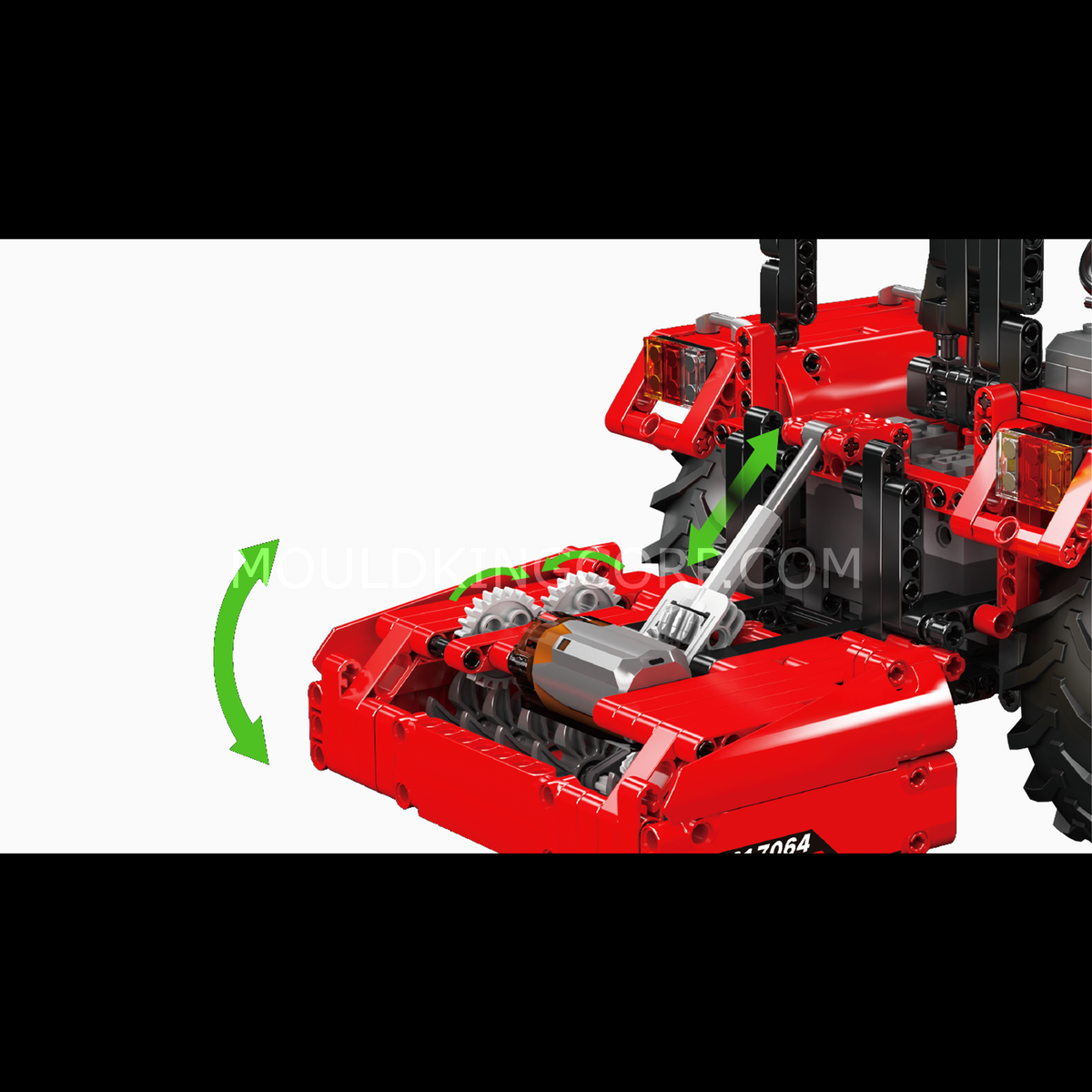 Tracteur agricole, vue 3