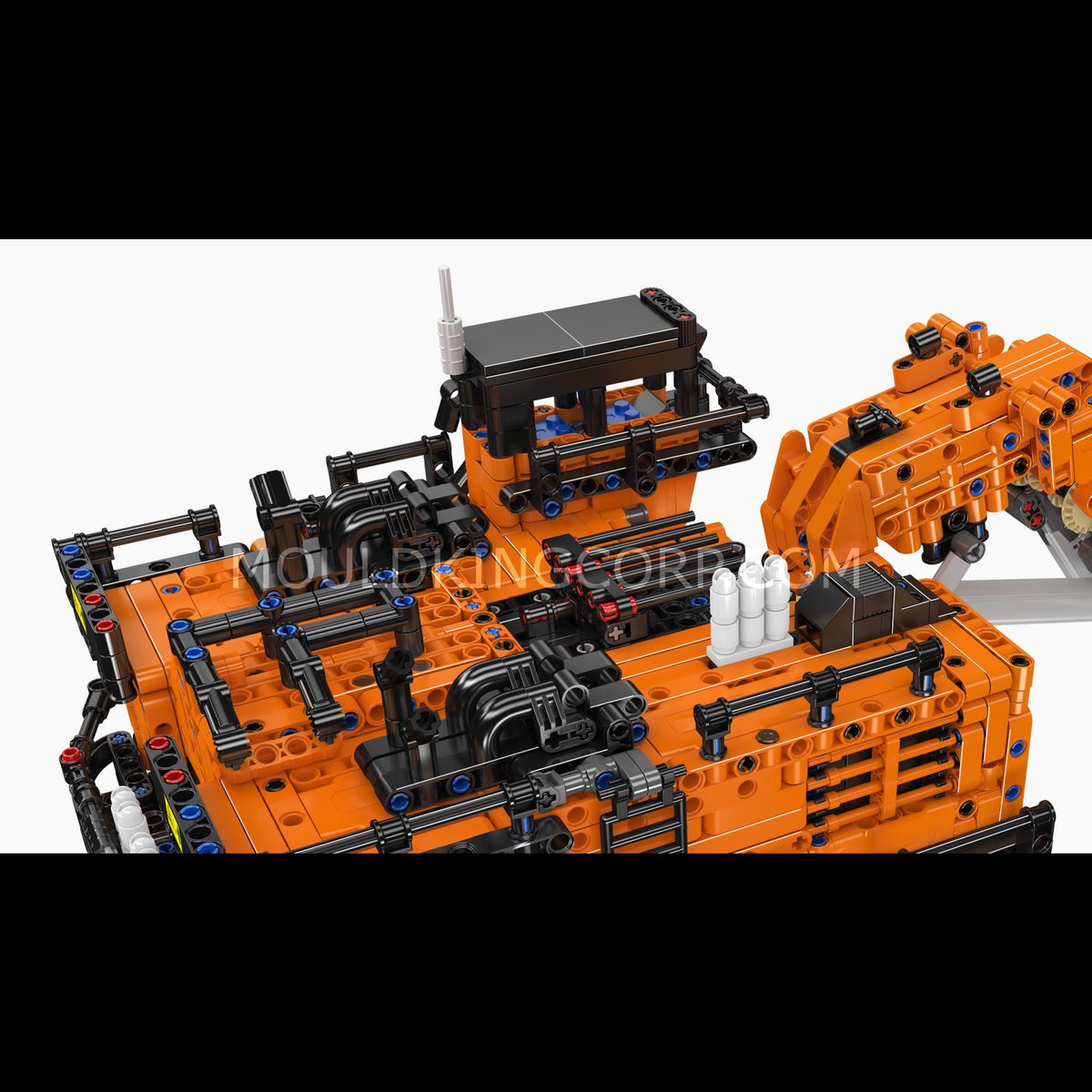 Pelle de mine sur chenilles télécommandée, vue 4