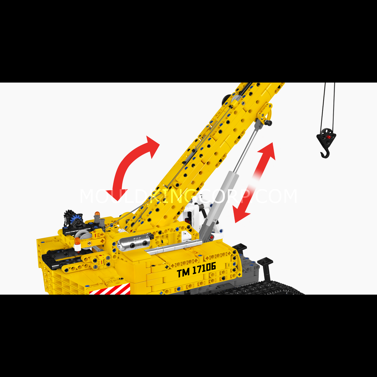 Grue sur chenilles télécommandée, vue 4