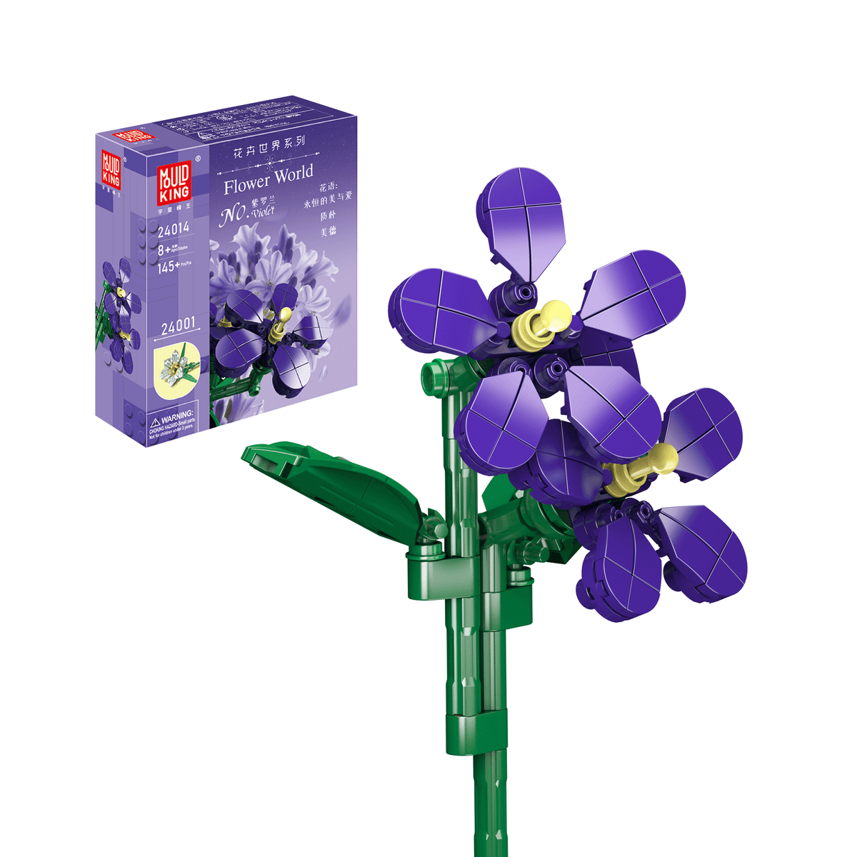 Fleur de violette, vue principale