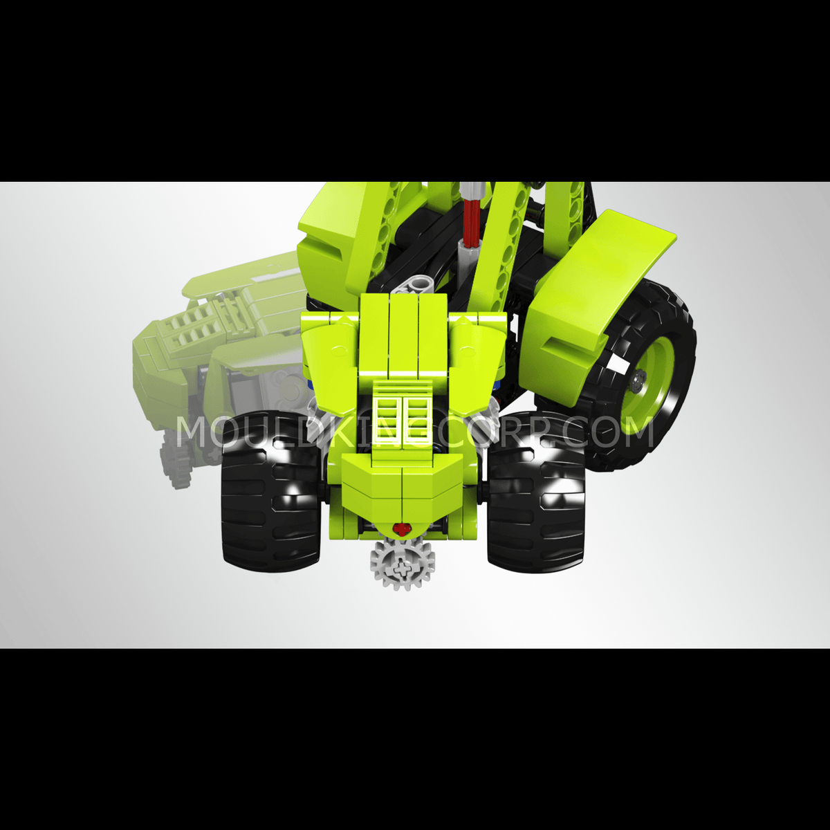 Petit tracteur vert, vue 4