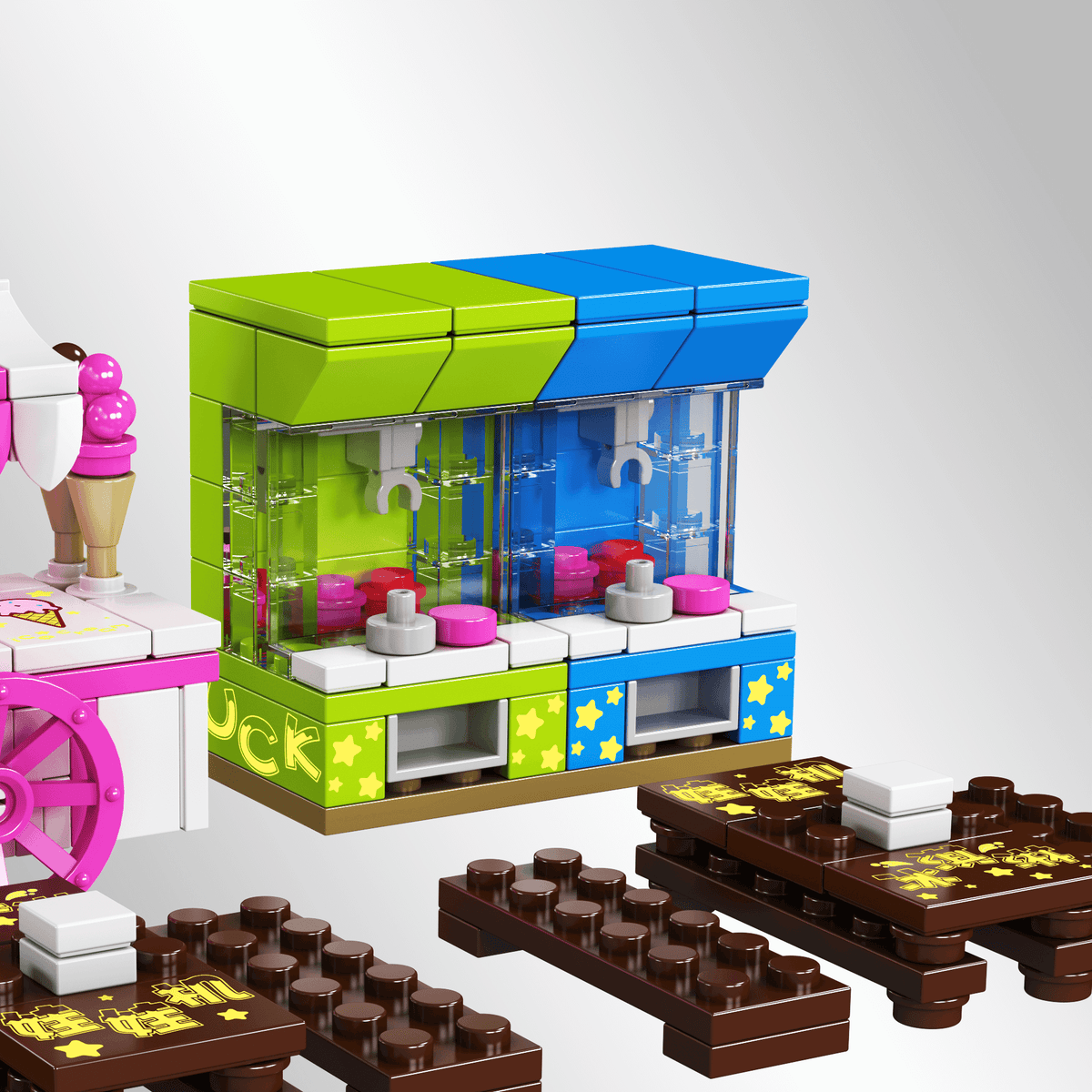 Mini camion de glaces, vue 2