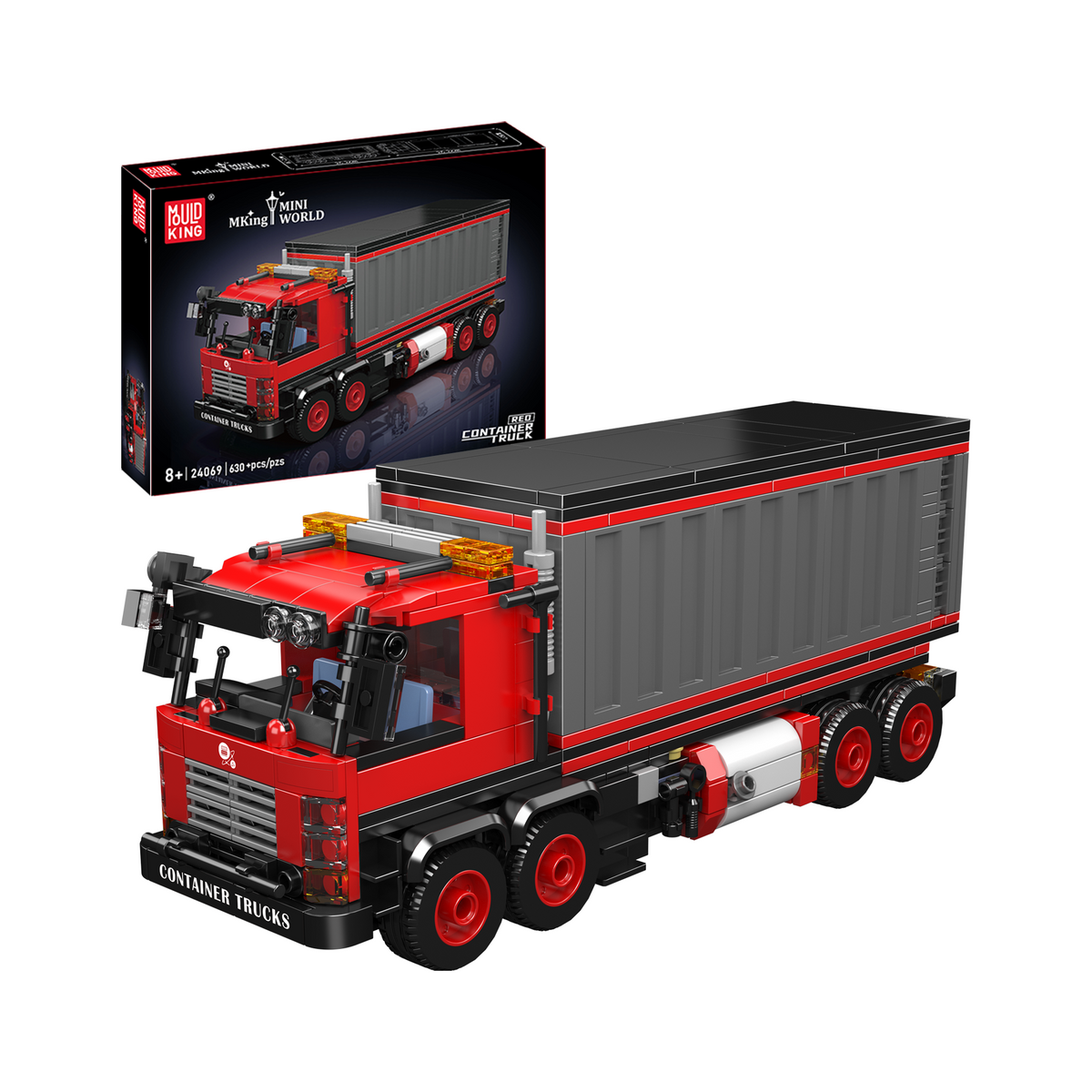 Camion porte-conteneur, vue principale