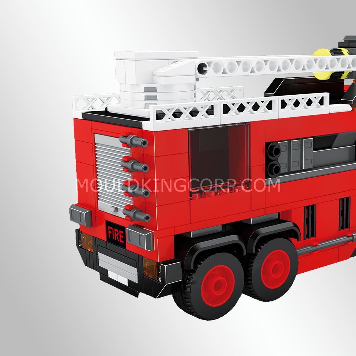 Camion de pompiers de sauvetage urbain, vue 4
