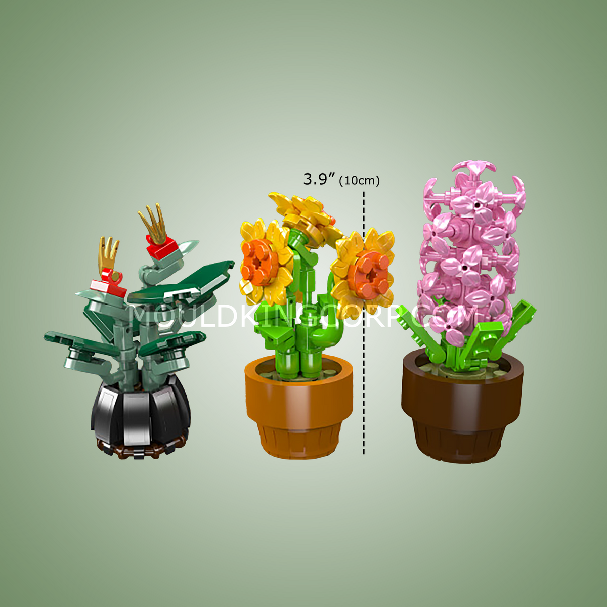 Trio de mini fleurs, vue 5