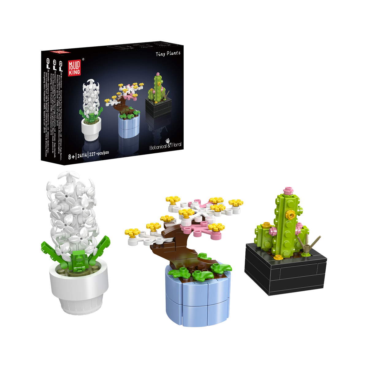 Trio de mini plantes, vue principale