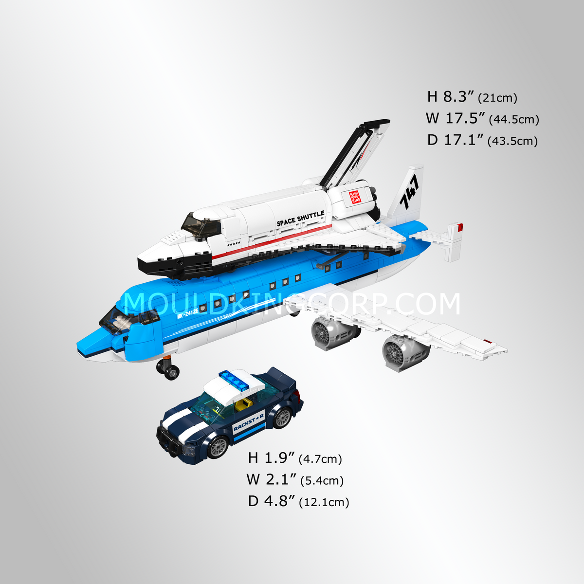 Avion porteur et navette spatiale, 3 modèles en 1, vue 5