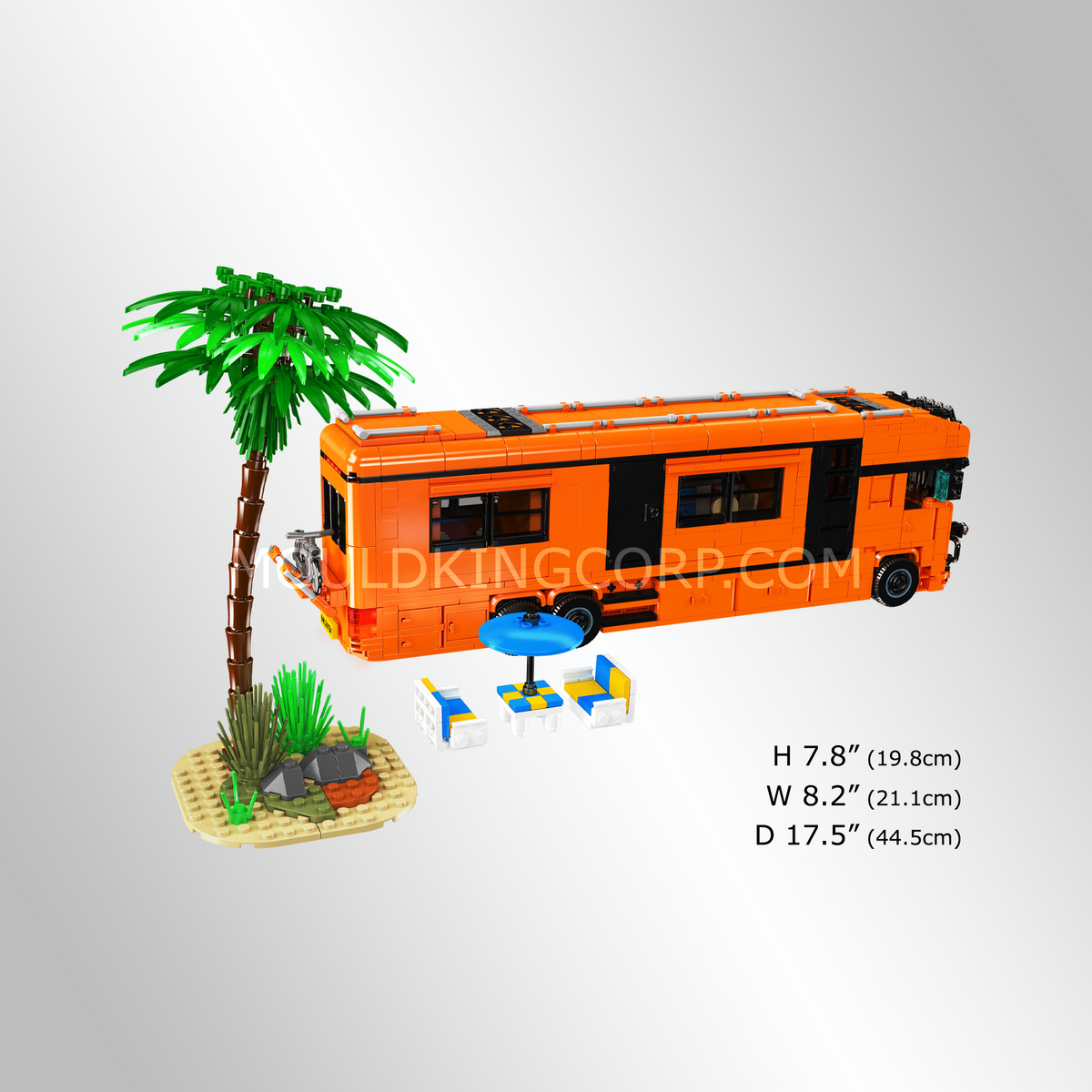 Camping-car et sa scène de plage, vue 5