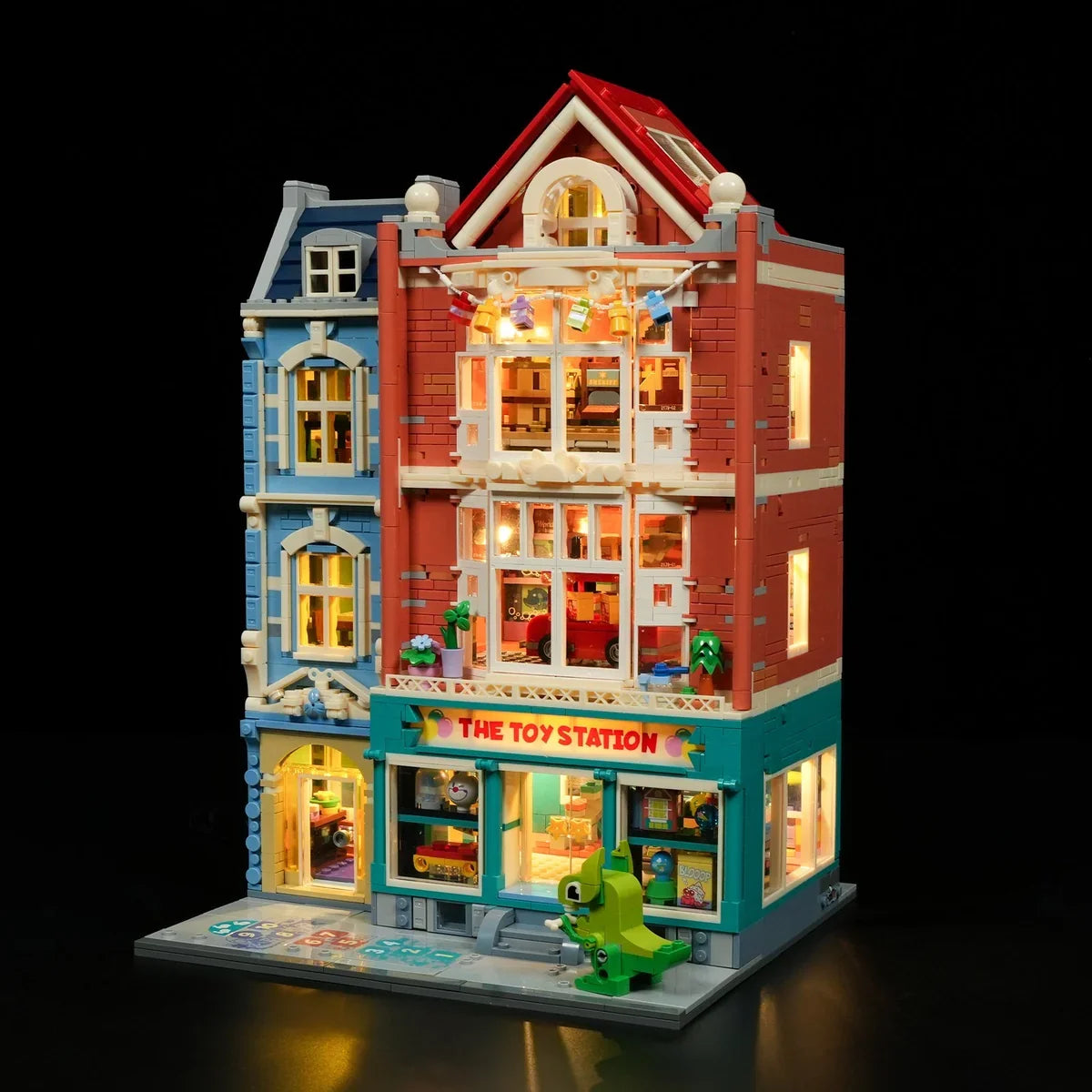 Magasin de jouets, avec lumières, vue principale