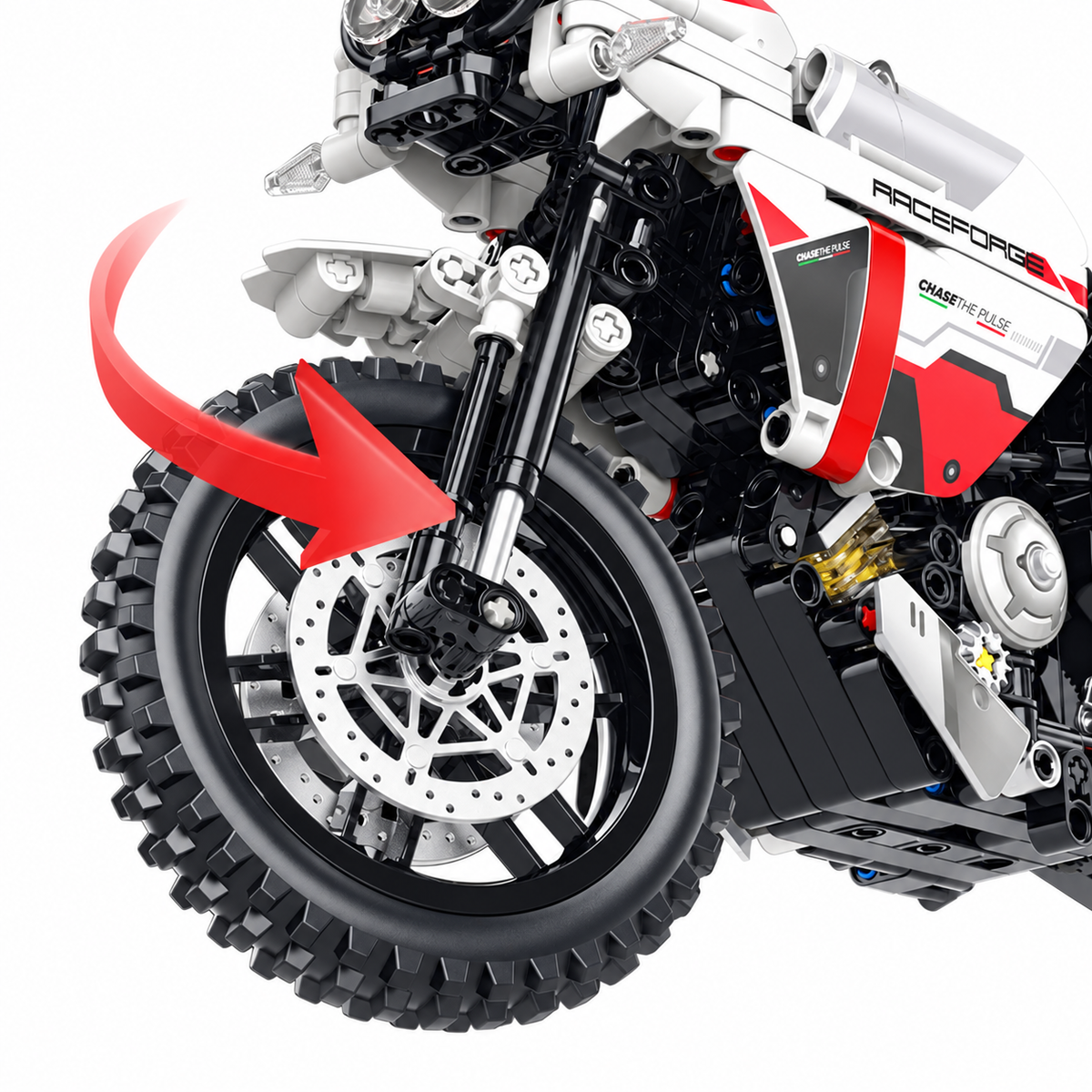 Petite superbike italienne, échelle 1:8