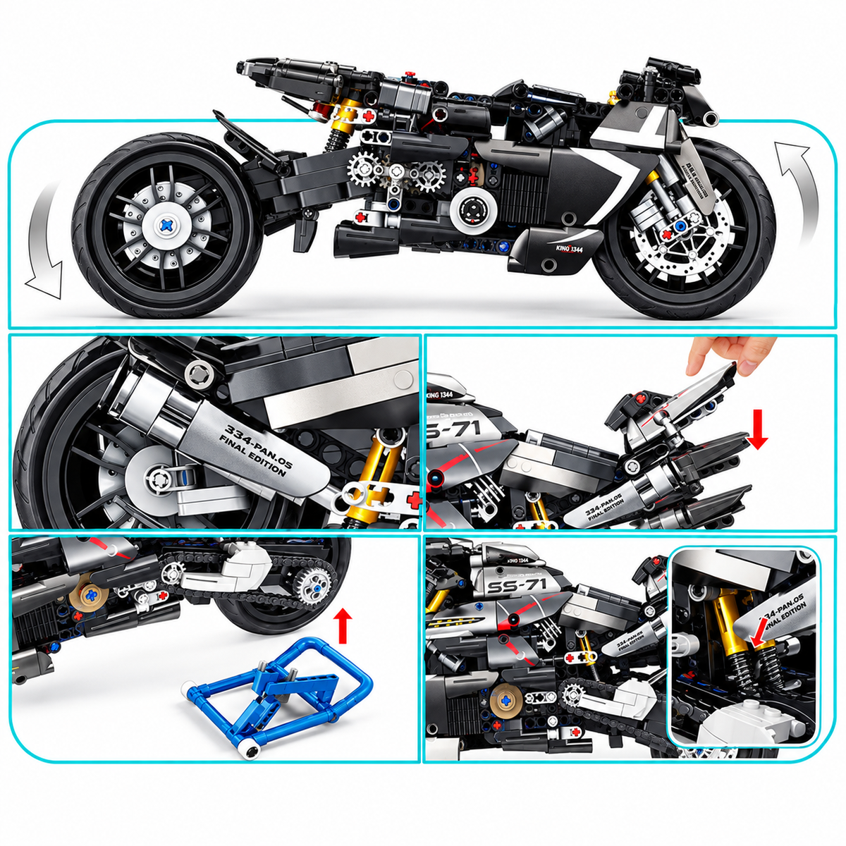 Roadster musclé japonais, échelle 1:6