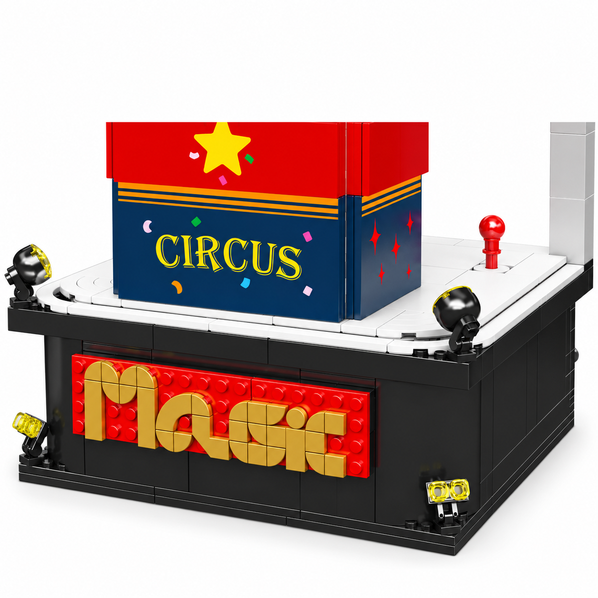 Scène de spectacle de magie animée