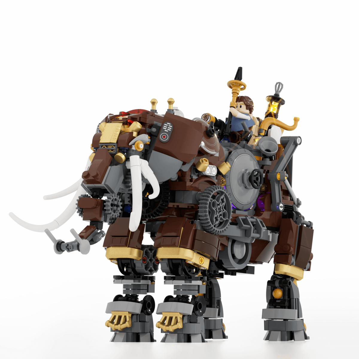 Éléphant steampunk, vue 2