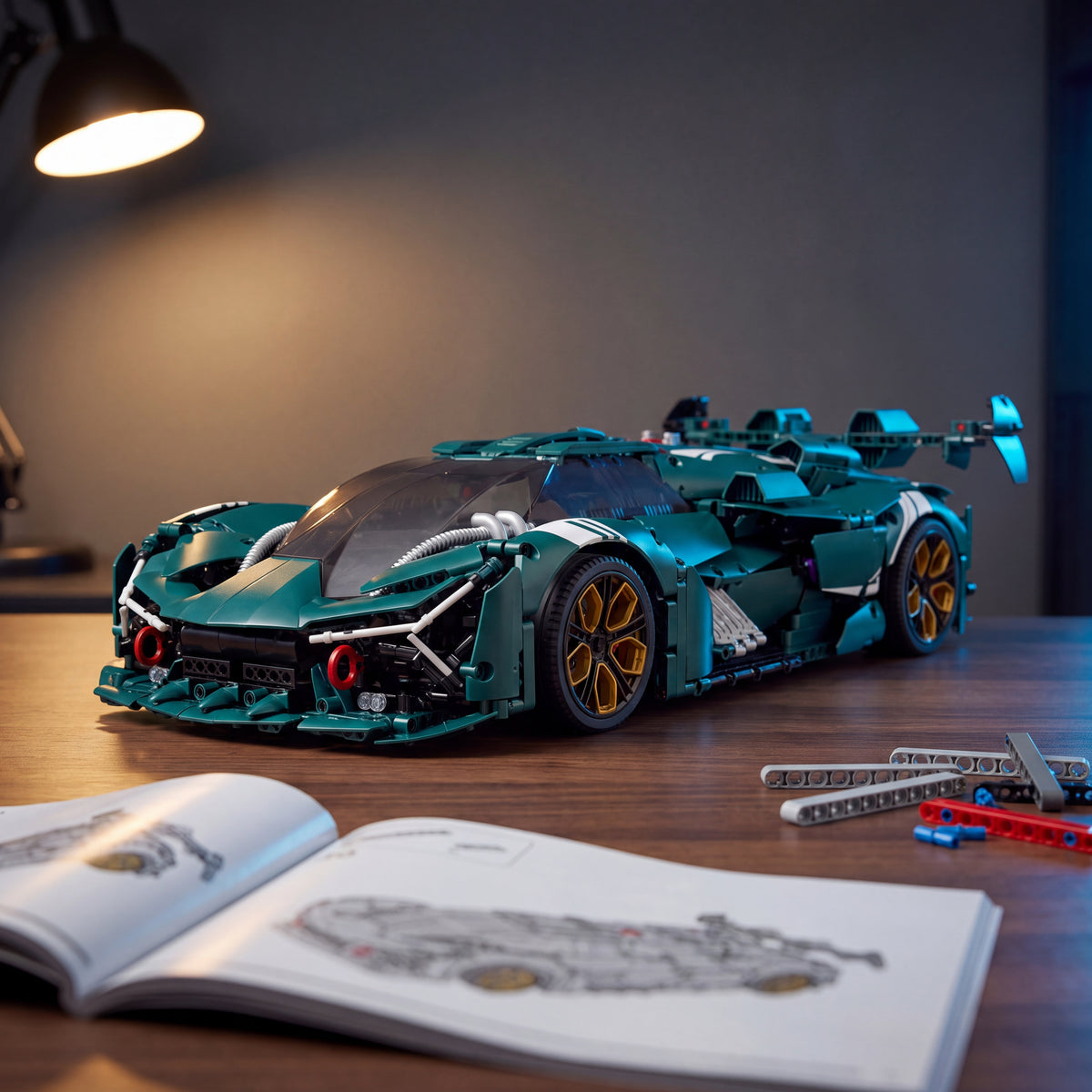Supercar concept 1:8, vert aurore