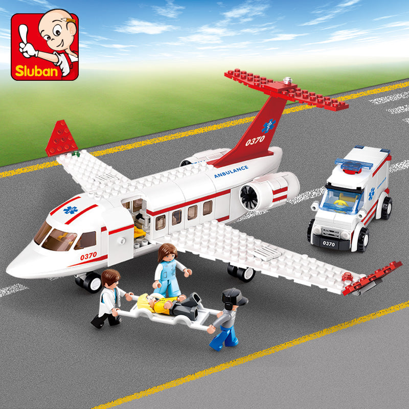 Avion sanitaire avec ambulance, vue 4